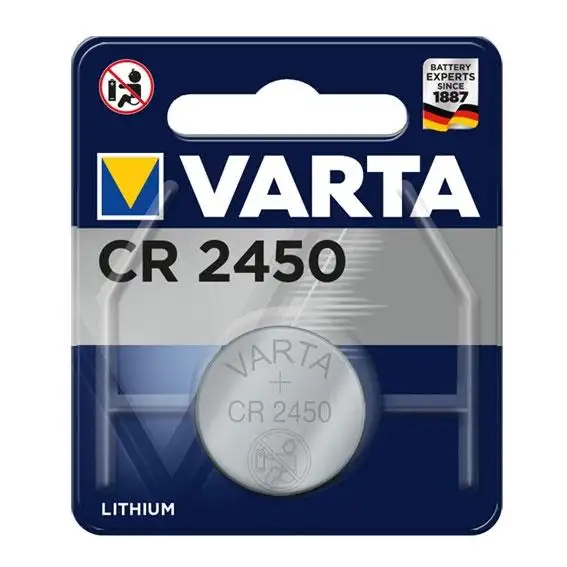 PILE CR 2450 - 6450101401 - VARTA