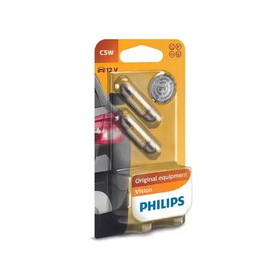 Ampoule C5W X2 PR 12V PH PHILIPS - 12844B2