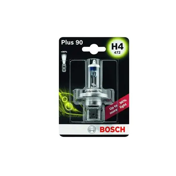 Ampoule H4 X1 +90 12V 60/55W BOSCH