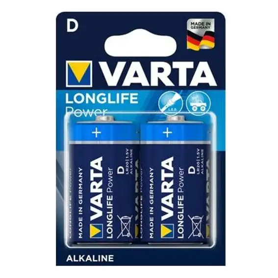 PILES HIGH ENERGY LR20 D X2 - 4920110412 - VARTA