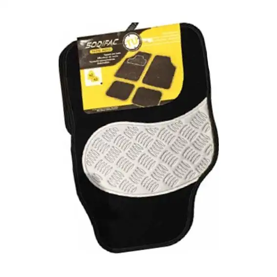 Tapis moquette alu gris SODIFAC