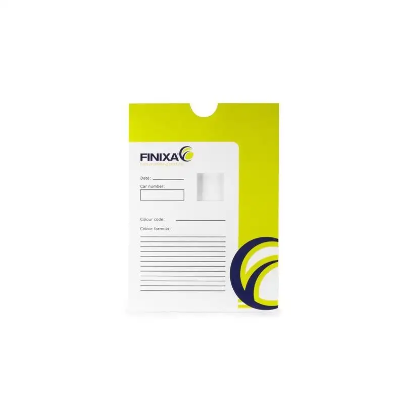 Enveloppes pour plaquettes test de peinture - FINIXA