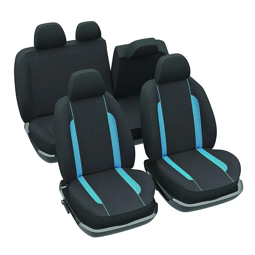 Housses de siège Fluo bleu