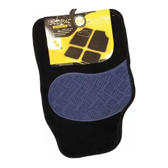 Tapis moquette alu bleu SODIFAC