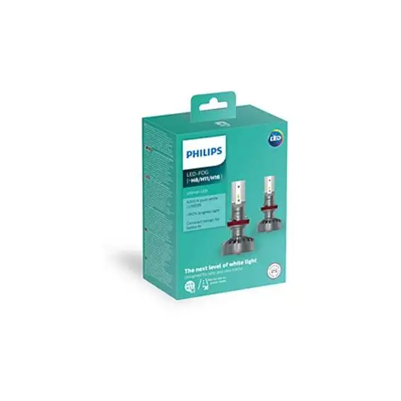 Ampoule LED FOG H8-H11-H16 ULTINON X2 PHILIPS - 11366ULWX2