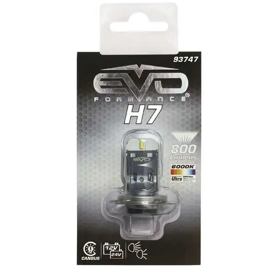 Ampoule led 12/24v canbus h7 blanc 1pc - EVOFORMAN