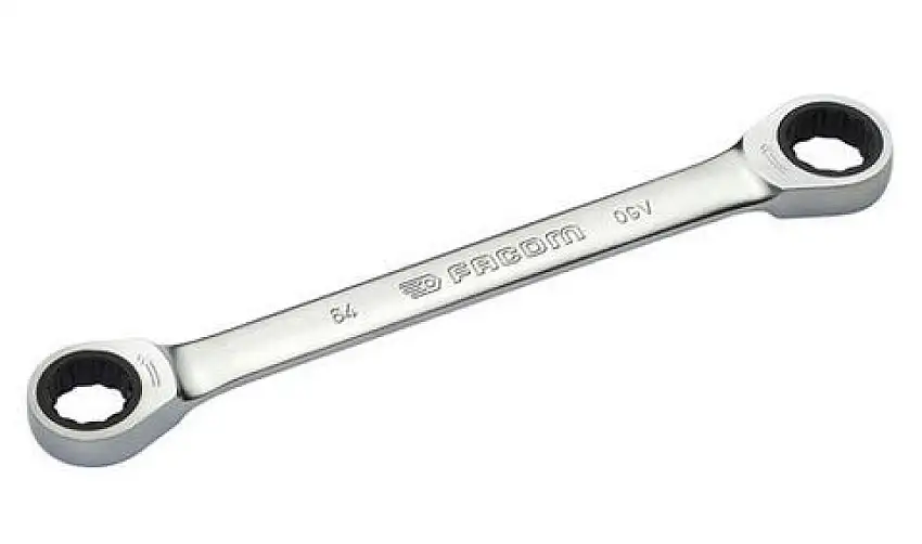 CLé à CLIQUET à œIL FACOM 14X15 MM DROITE AVEC MéCANISME DE CLIQUET RéVERSIBLE