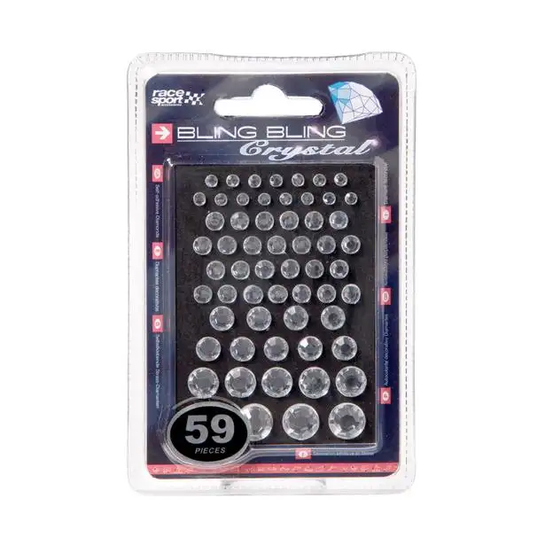 Bling Bling Diamonds 59 Pièces Chrome