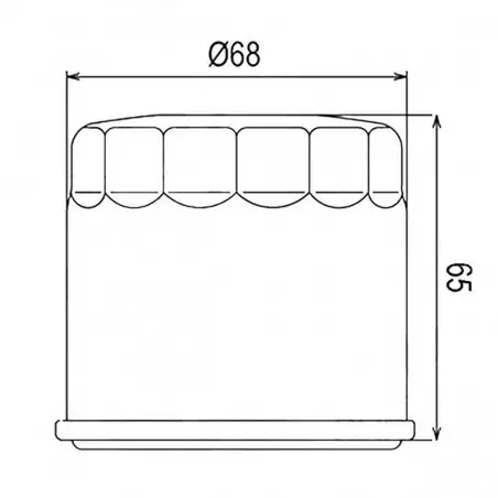 Filtre à Huile Hiflofiltro HF 138