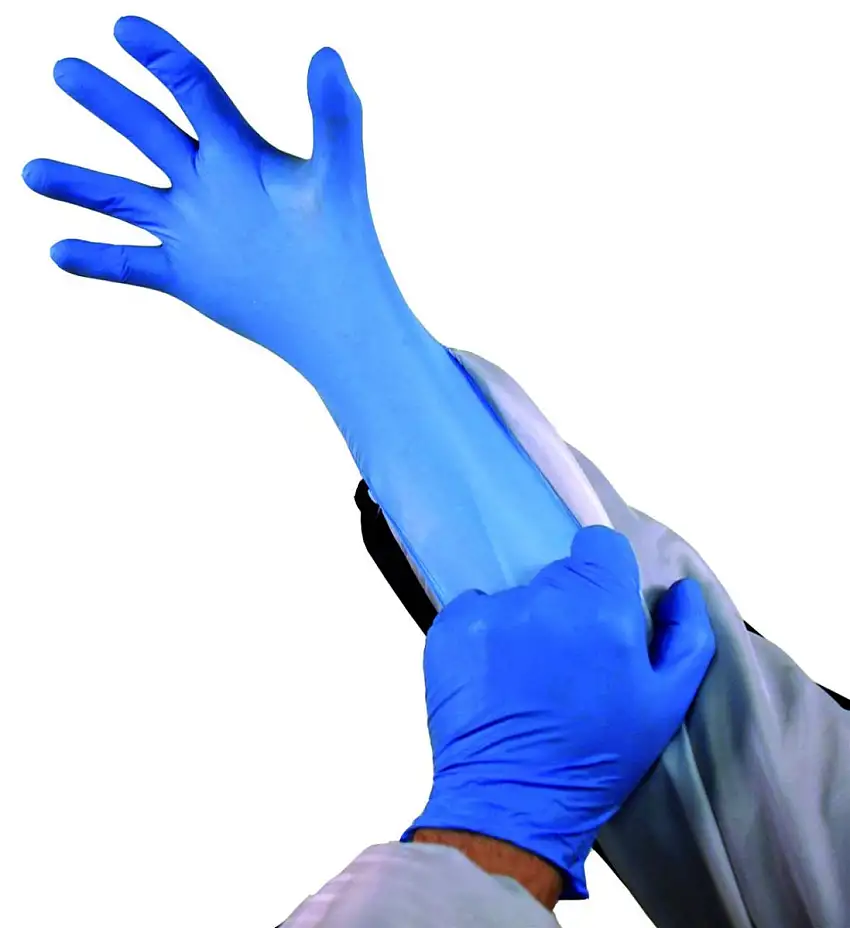 GANTS JETABLES EN NITRILE FINIXA BLEU EXTRA LARGE 100 PIèCES
