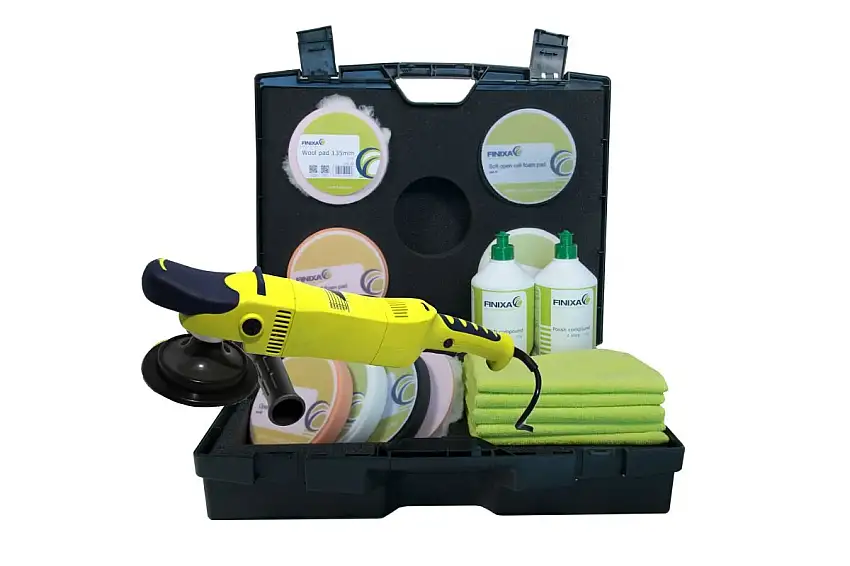 COFFRET DE POLISSAGE FINIXA POL 60 AVEC POLISSEUSE 1050W ET KIT D’ACCESSOIRES COMPLET