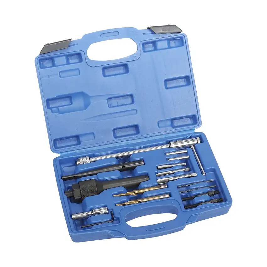 XPTOOLS COFFRET D’EXTRACTION DE BOUGIES DE PRéCHAUFFAGE 16 PIèCES POUR FILETAGE M8 ET M10