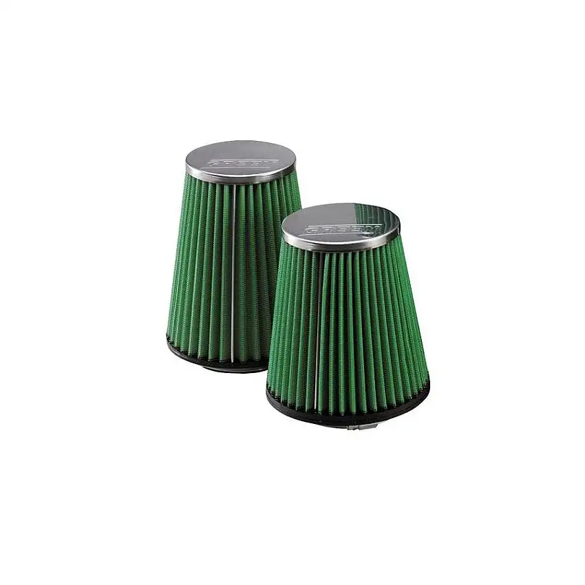 Filtre à air conique universel GREEN FILTER entrée sans angle