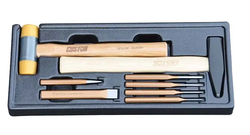 CUSTOR SET DE MARTEAUX ET BURINS DANS M-MODULE