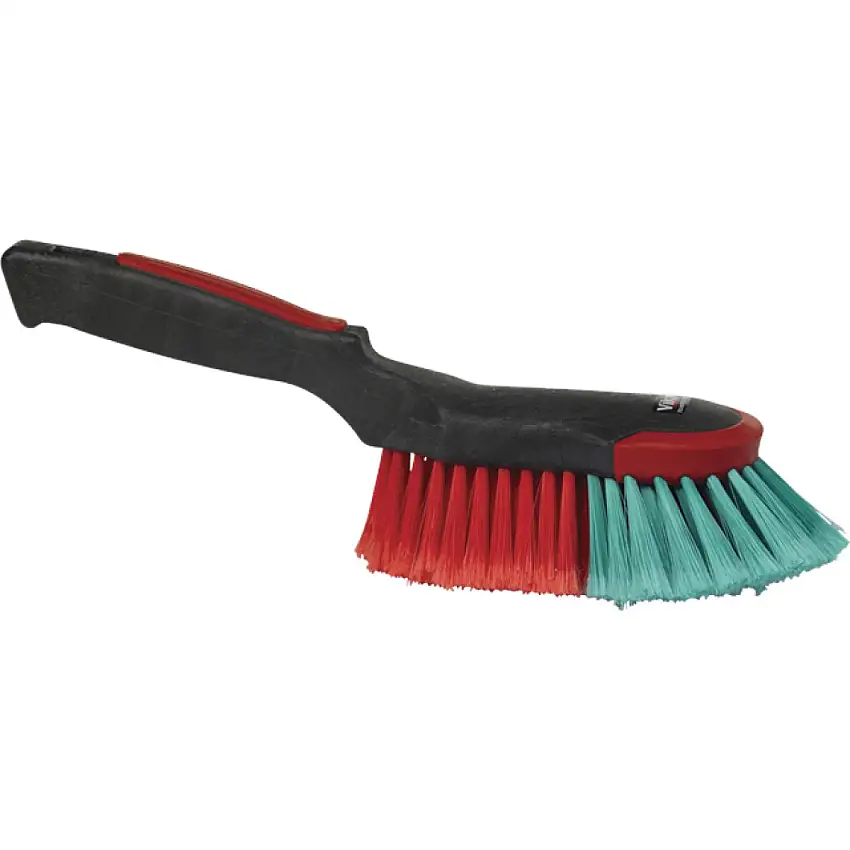BROSSE à MAIN VIKAN 350X130MM AVEC FIBRES SOUPLES ET PARE-CHOCS EN CAOUTCHOUC