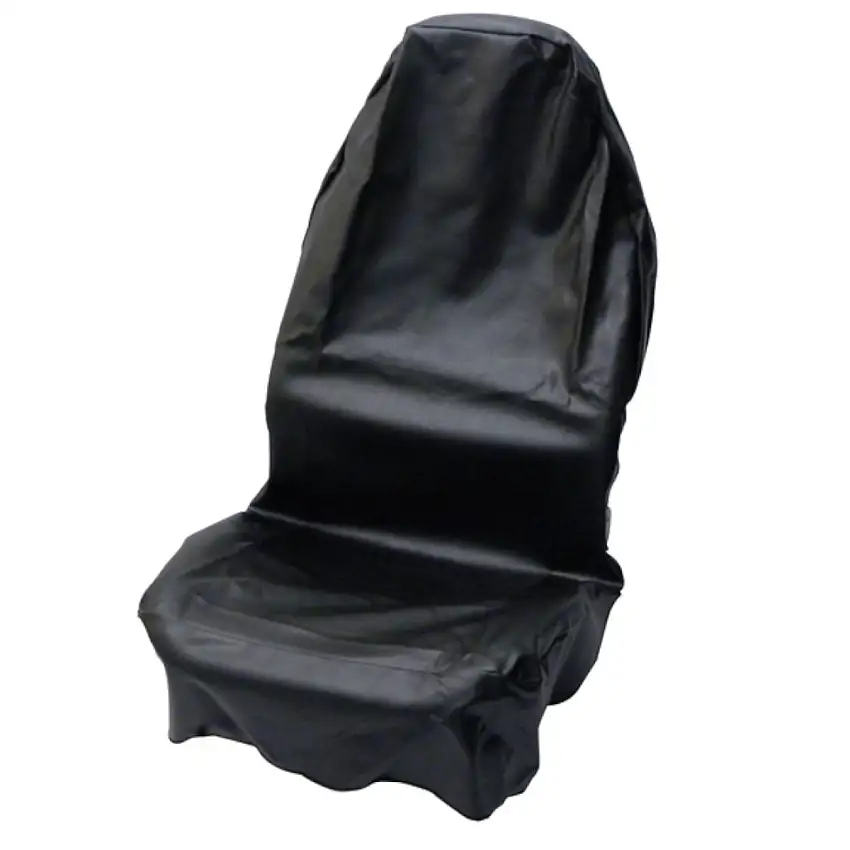 HASHTAG1 HOUSSE DE PROTECTION UNIVERSELLE POUR SIèGE AUTO SIMILICUIR NOIR