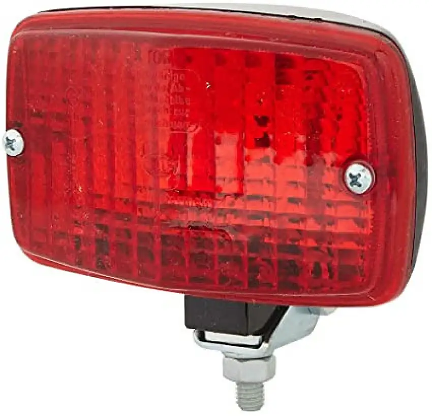FEU ANTIBROUILLARD ARRIèRE ROUGE HELLA SUR PIED, MONTAGE EN SAILLIE, 124X74X66MM