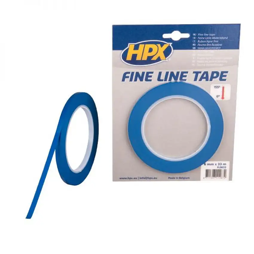 HPX FINE LINE TAPE 6MM X 33M POUR DES APPLICATIONS DE MASQUAGE PRéCISES