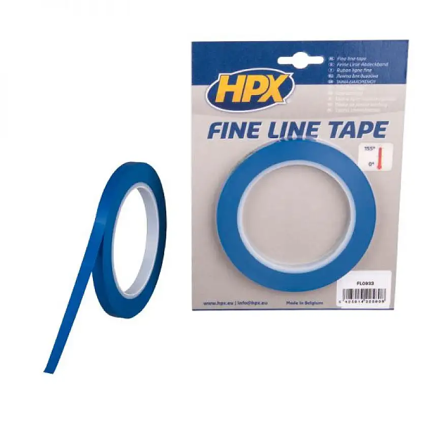 HPX FINE LINE TAPE 9MM X 33M POUR DES APPLICATIONS DE MASQUAGE PRéCISES