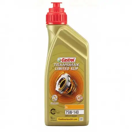 HUILE DE BOÎTE CASTROL TRANSMAX LIMITED SLIP LL 75W140