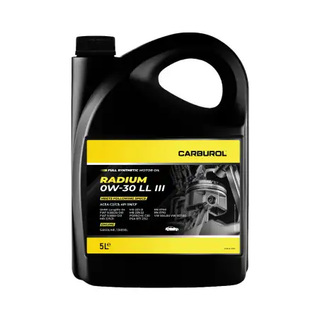 Huile Moteur Carburol Radium 0W30 LL III