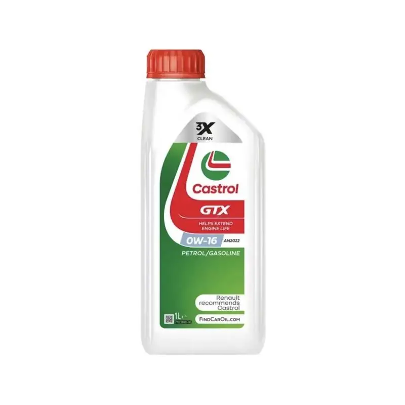 HUILE MOTEUR CASTROL GTX 0W16 AN2022