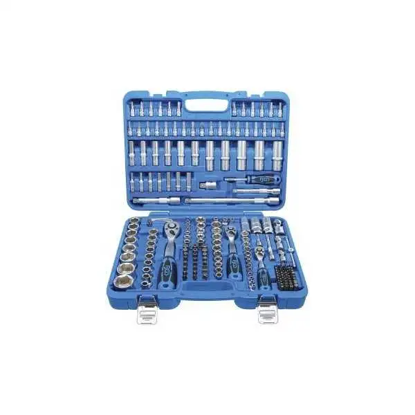 Jeu de douilles à six pans 6 3 mm 1/4" / 10 mm 3/8" / 12 5 mm 1/2" en pouce 192 pièces
