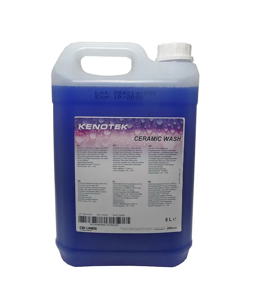 KENOTEK COAT IT CERAMIC WASH 5L AVEC SIO₂ ET POLYMèRES