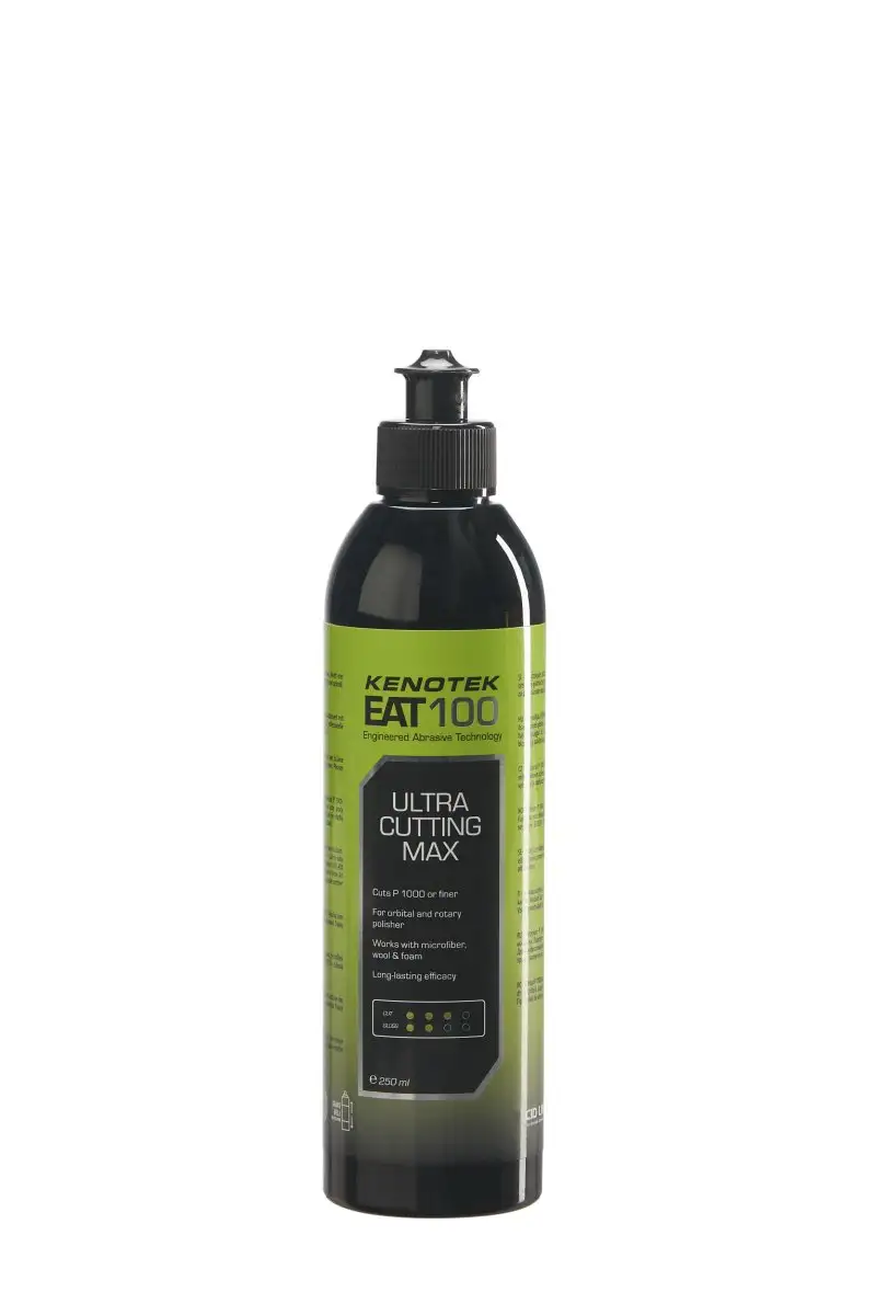 KENOTEK EAT 100 ULTRA CUTTING MAX 250ML - COMPOUND DE POLISSAGE PUISSANT POUR CORRECTION EN PROFONDEUR DE LA PEINTURE