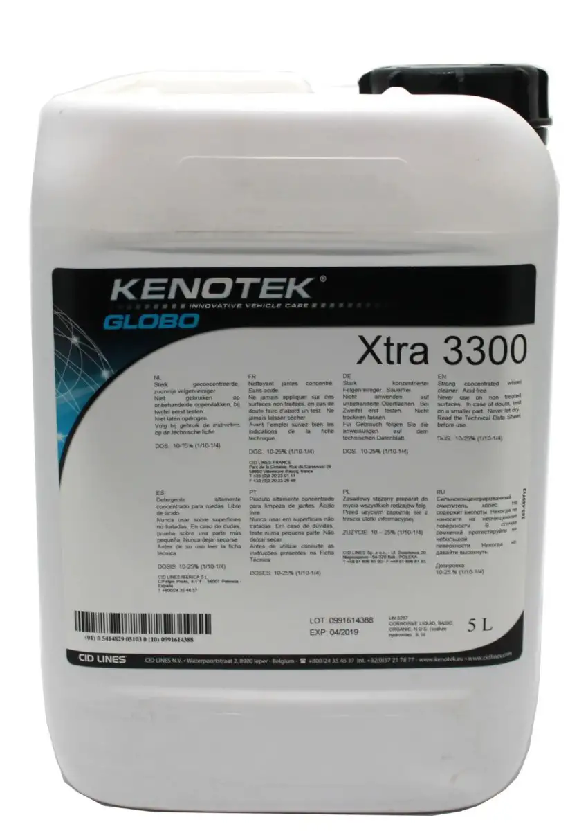 KENOTEK XTRA 3300 NETTOYANT JANTES CONCENTRé SANS ACIDE 5L