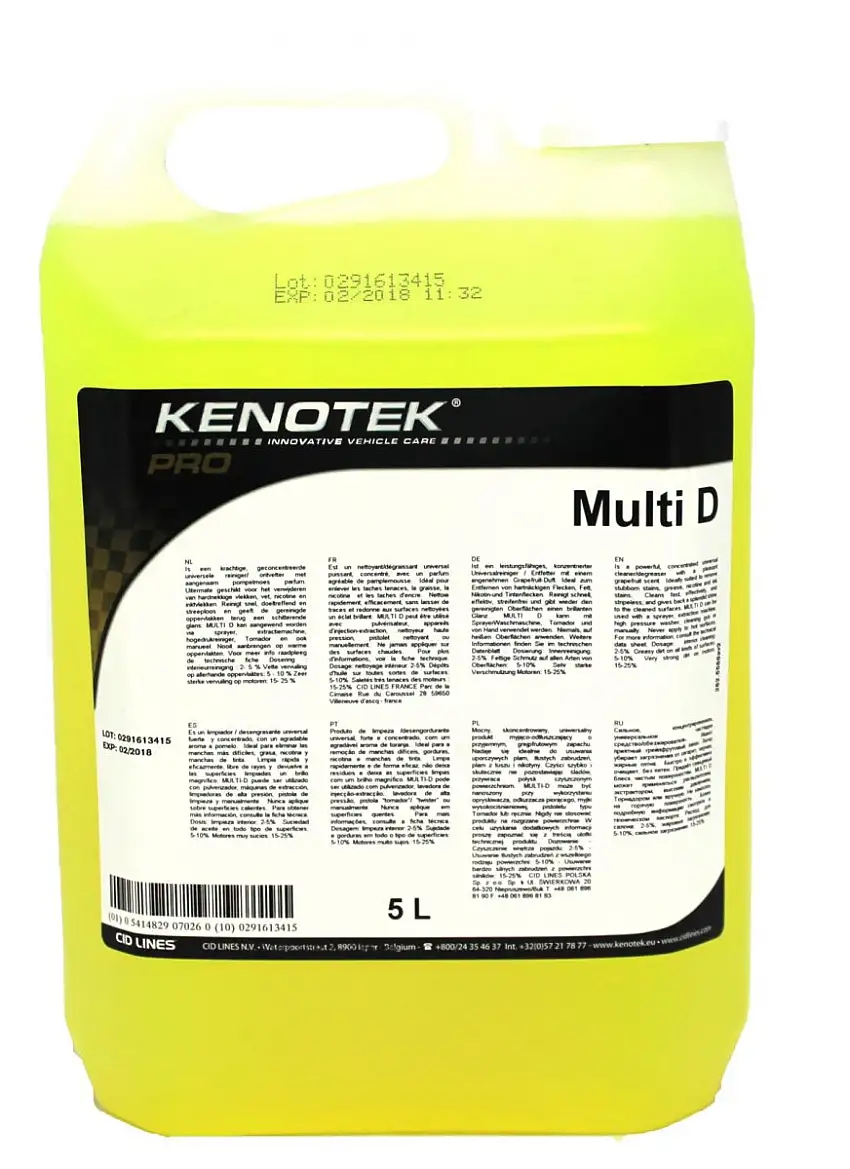 KENOTEK MULTI D PUISSANT NETTOYANT ET DéGRAISSANT UNIVERSEL 5L
