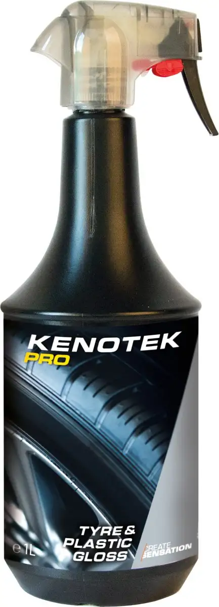 KENOTEK TYRE & PLASTIC GLOSS 1L - BRILLANCE PROFONDE POUR PNEUS ET PLASTIQUES