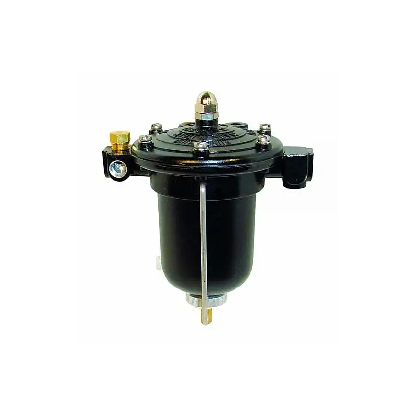 Filtre régulateur de pression d'essence compétition KING Bocal 85 mm 1/8 NPT vissé