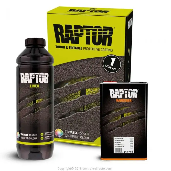 Peinture Raptor teintable - Kit 0,95 L