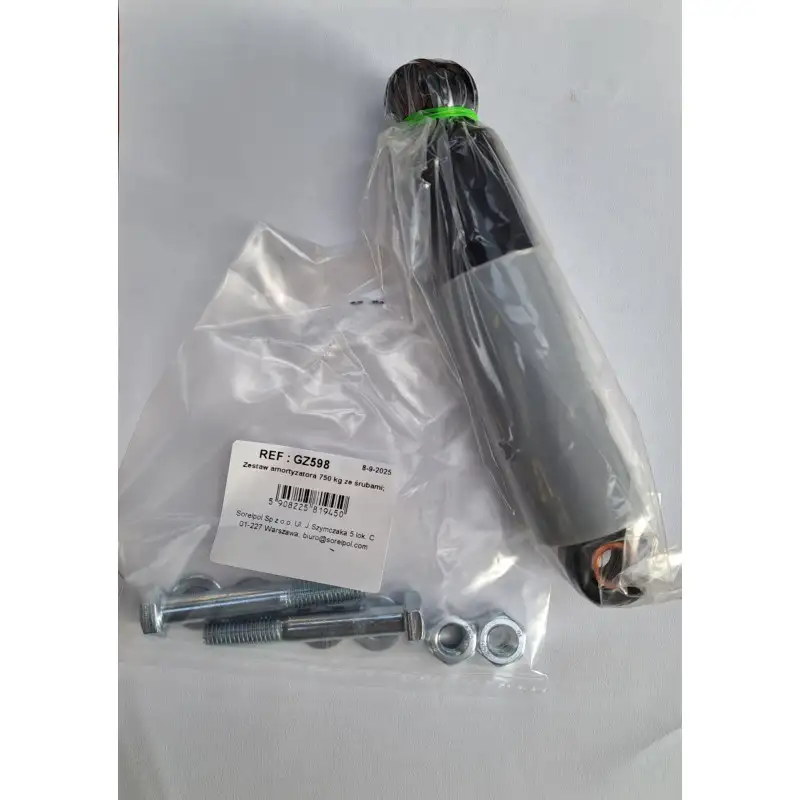 Kit amortisseur SOREL pour essieux non freinés 450 kg à 750 kg
