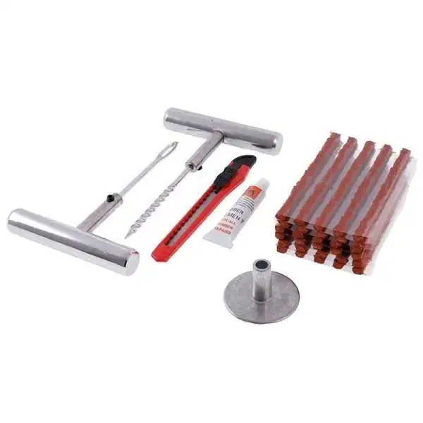 Kit de réparation de pneu Tubeless, 35 pièces