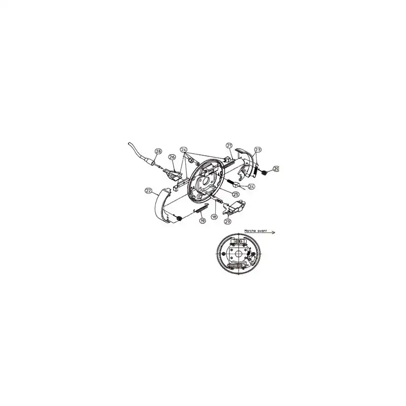 Kit Machoires RA2 - Moyeu 2035 - RTN/GOETT - Pièces Essieux RTN GOETT