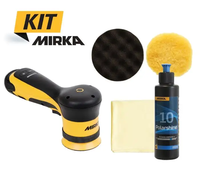 Kit lustrage Spot Repair sur batterie Mirka