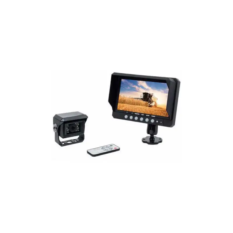 Kit vidéo 7 pouces - Moniteur, caméra IP69K et vision nocturne