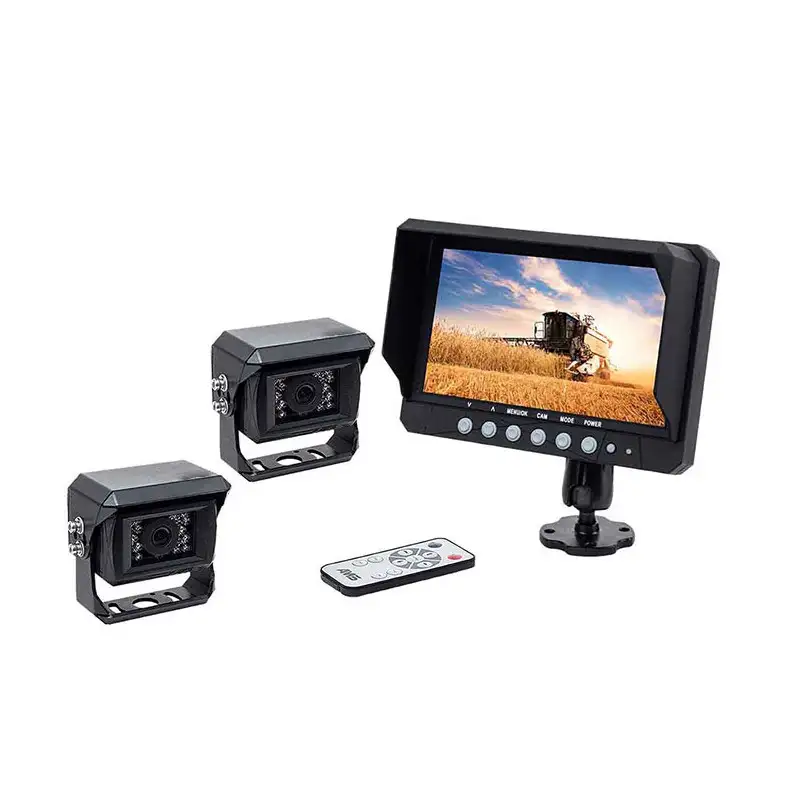 Kit Vidéo 7 pouces + 2 Caméras IP69K Vision Nocturne et Chauffage