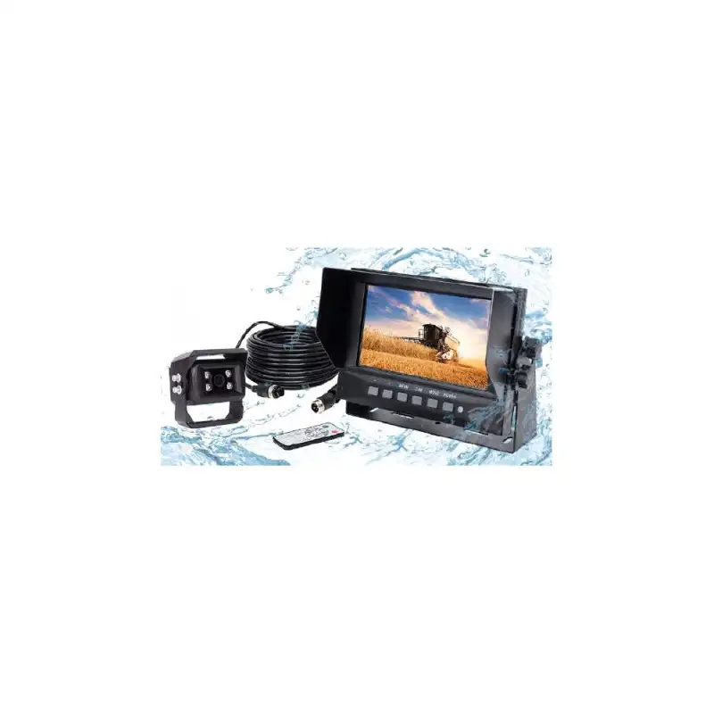 Kit Vidéo Étanche 7 Pouces - Caméra IP69K Vision Nocturne