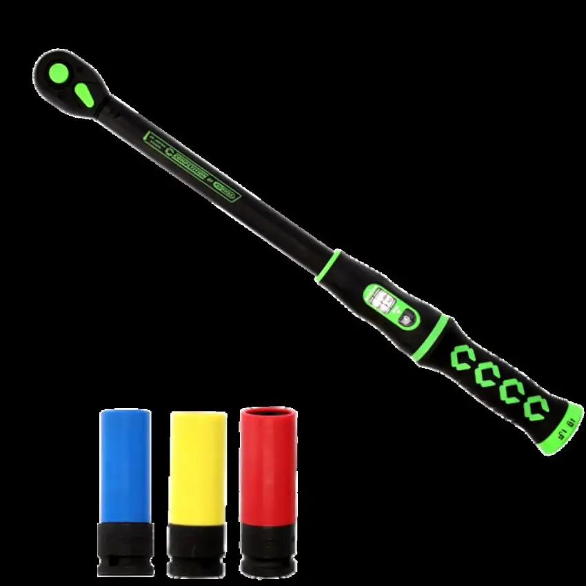 KS-TOOLS 512.0010 COMPETITION COFFRET CLé DYNAMOMéTRIQUE 1/2" 20-200NM AVEC DOUILLES