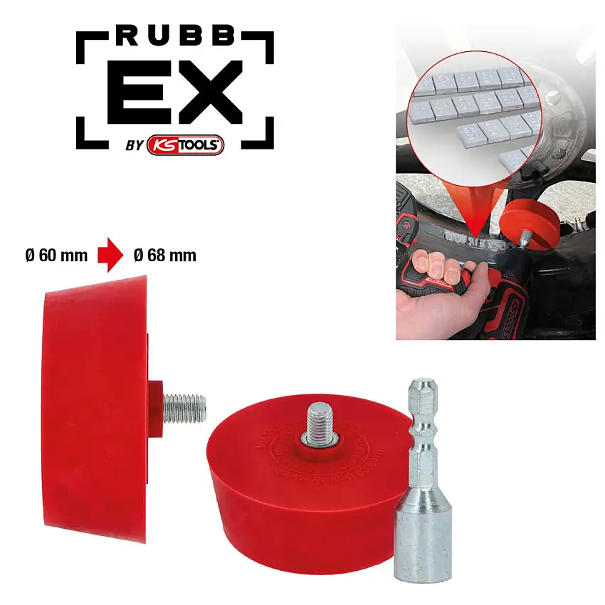 KS-TOOLS 515.5471 DISQUE D’EFFACEMENT POUR RéSIDUS DE COLLE SUR JANTES EN ALUMINIUM