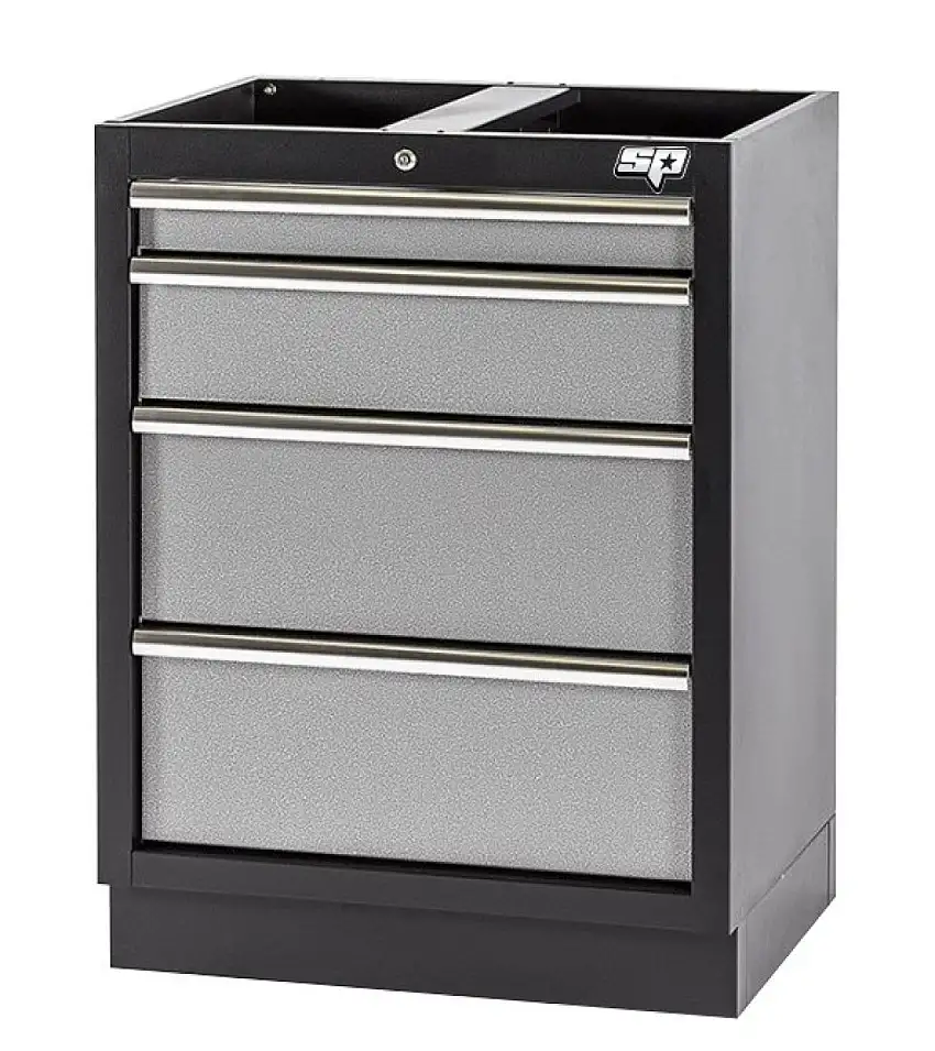 ARMOIRE à TIROIRS SP TOOLS AVEC 4 TIROIRS POUR RANGEMENT D’ATELIER