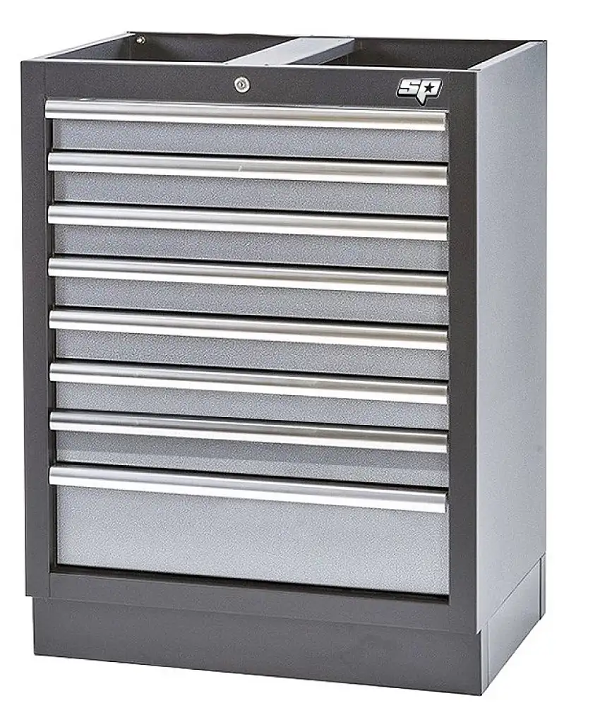 ARMOIRE à TIROIRS SP TOOLS AVEC 8 TIROIRS ET FERMETURE DOUCE