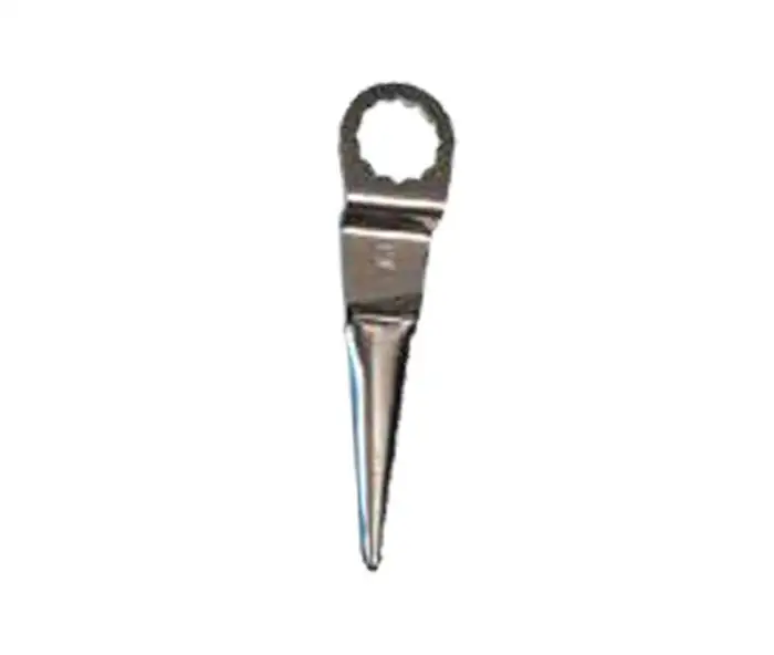 Lame contre-coudée dentelée 120mm