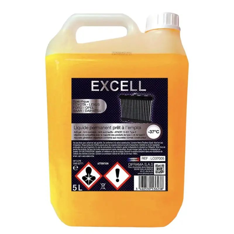 LIQUIDE DE REFROIDISSEMENT DIFRAMA PERMANENT -37°C