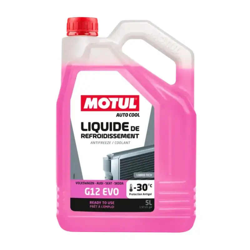 LIQUIDE DE REFROIDISSEMENT MOTUL LR G12 EVO -30°C