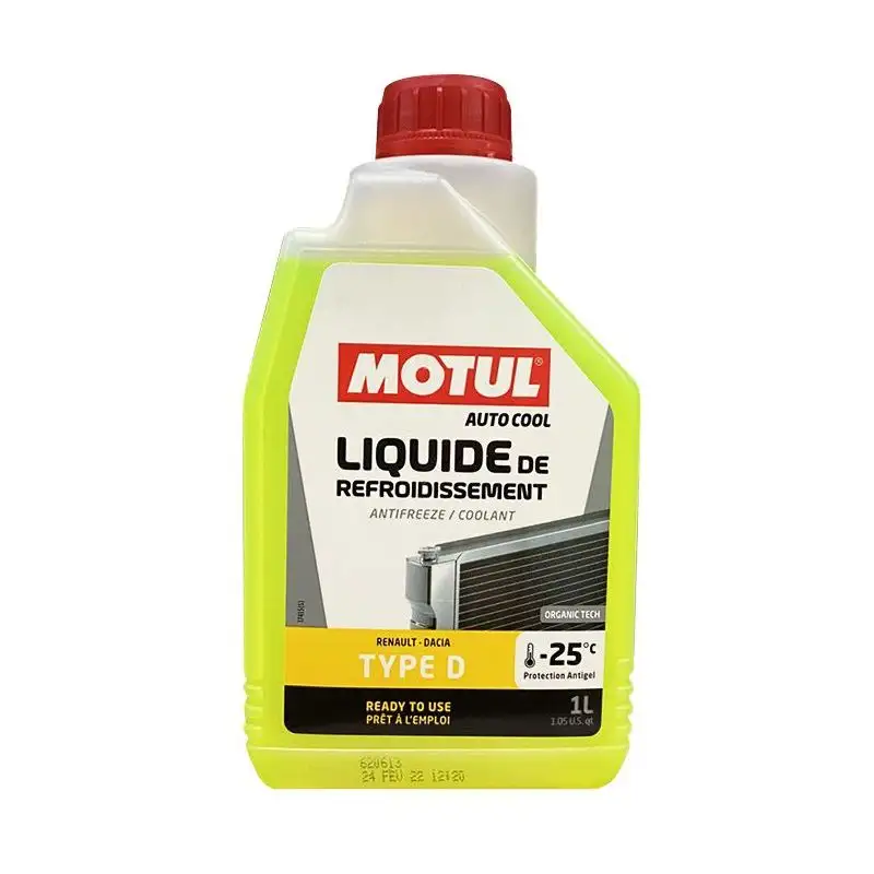 LIQUIDE DE REFROIDISSEMENT MOTUL LR TYPE D -25°C
