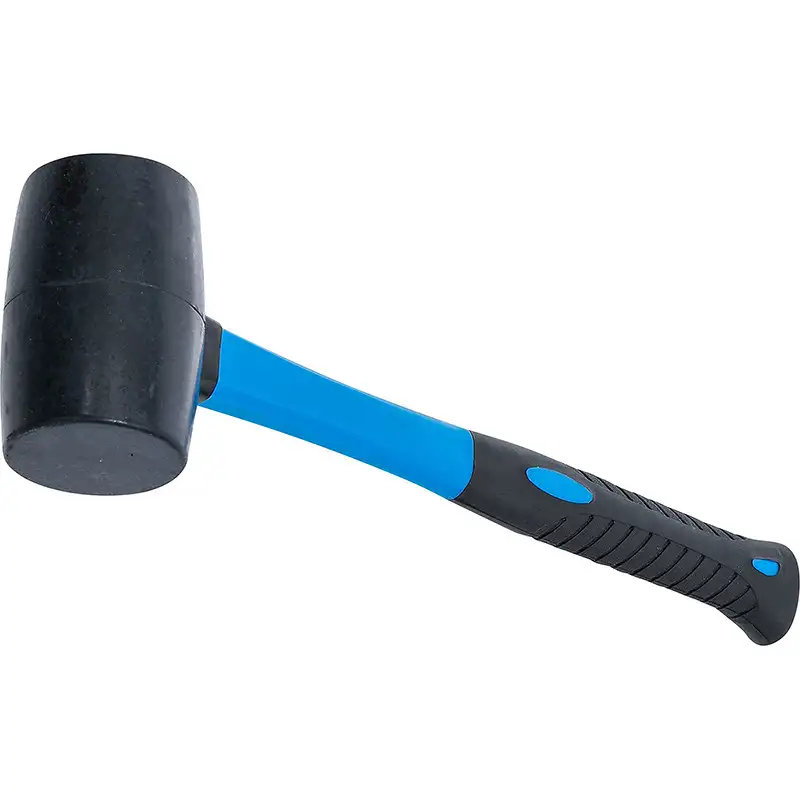 Maillet en caoutchouc 280g - Manche en fibre de verre - BGS